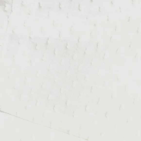 New Sandra Darren White Swiss Dot Fit and Flare - Picture 7 of 9